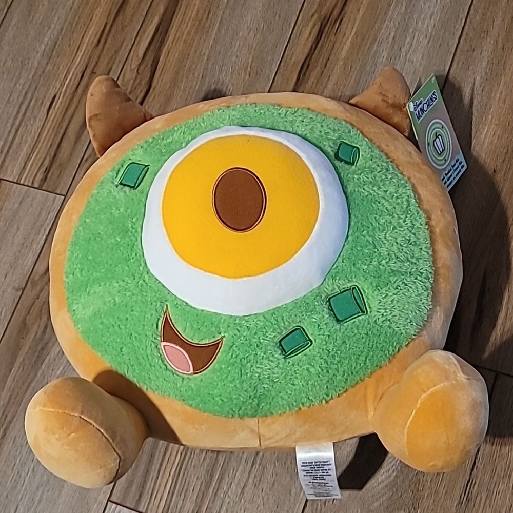 Disney Munchlings Mike Wazowski Plush 12” NWT Monsters Inc Stuffed Toy